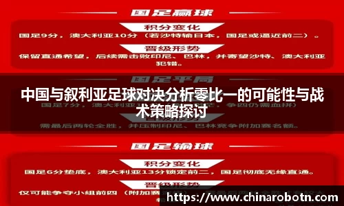 中国与叙利亚足球对决分析零比一的可能性与战术策略探讨
